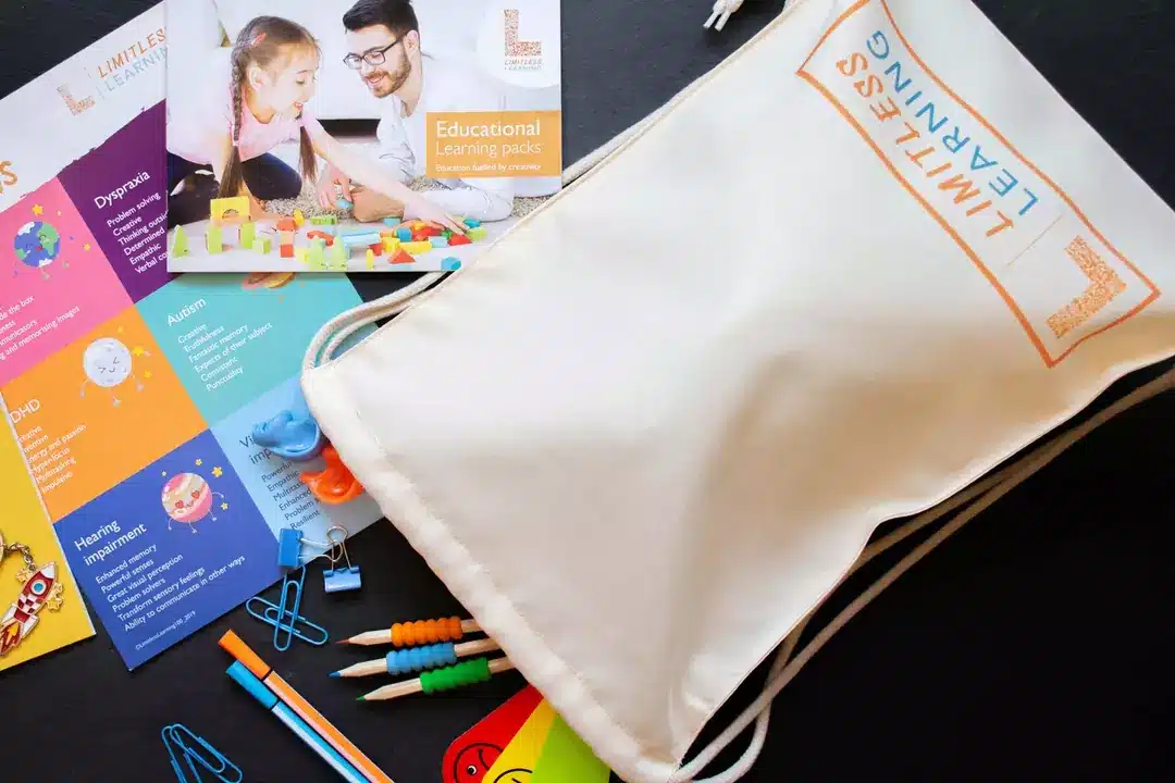 Inside a learning pack
